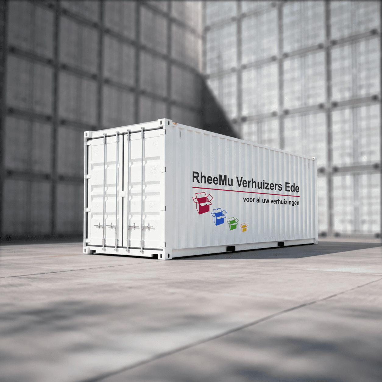 RheeMu opslagcontainer, dicht